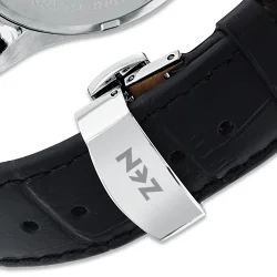 ساعة رجالية مرصعة بالألماس 0.18 قيراط - 3