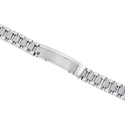 0.06 Carat Black Diamond Stainless Steel Man Bracelet - Zen Diamond