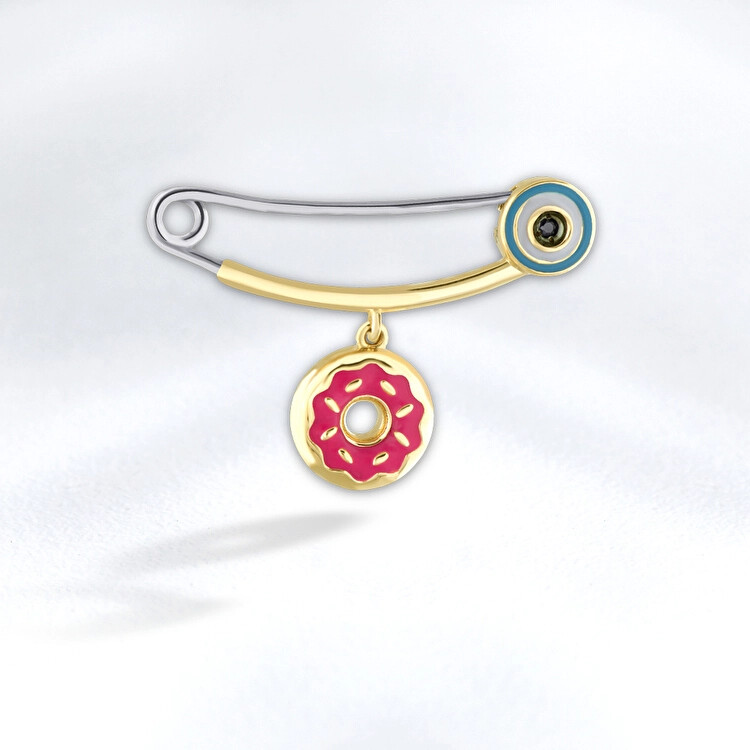 0.01 ct.Kids Safety Pin - Zen Diamond