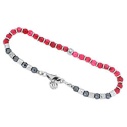 0.02 Carat Diamond Italian Stainless Steel Men's Bracelet - Zen Diamond