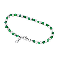 0.02 Carat Diamond Italian Stainless Steel Men's Bracelet - Zen Diamond