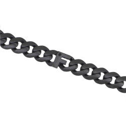 سوار فضة رجالي حرف F مرصع بالألماس 0,02 قيراط - Zen Diamond