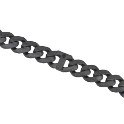 0.02 Carat Diamond Silver Letter T Men's Bracelet - 3