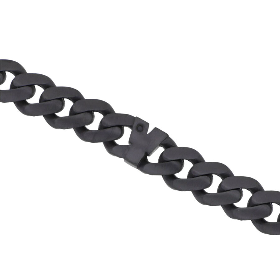 0.02 Carat Diamond Silver Letter Y Men's Bracelet - 2