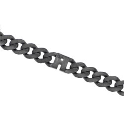 0.02 Carat Diamond Silver Letter A Men's Bracelet - 3