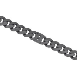 0.02 Carat Diamond Silver Letter B Men's Bracelet - Zen Diamond