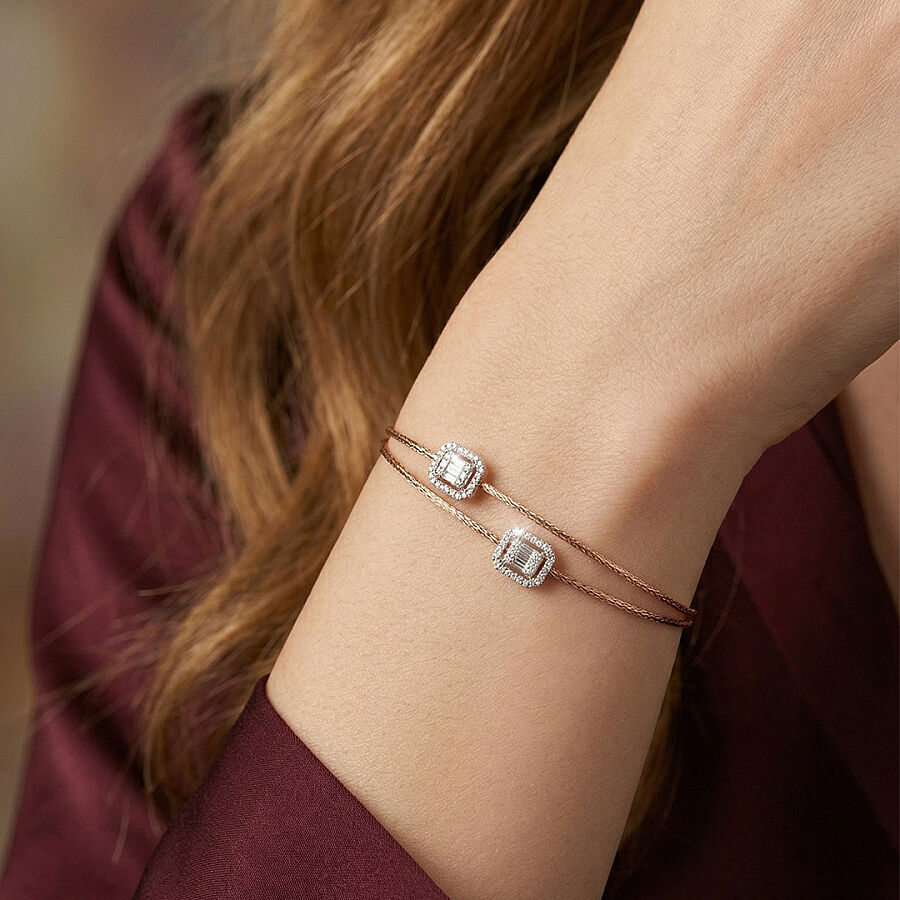 0.28 ct.Diamond Bracelet - 1
