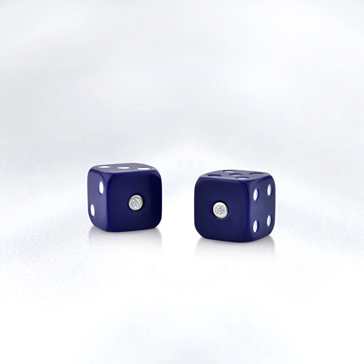 0.03 ct.Diamond Backgammon Dice - Zen Diamond