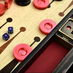 0.03 ct.Diamond Backgammon Set - 2