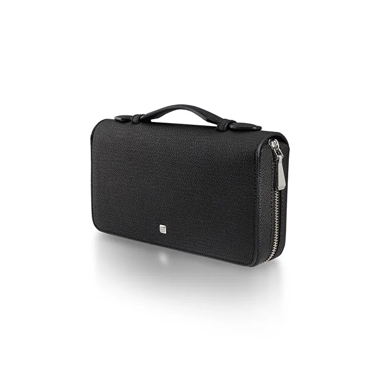 0.03 ct.Diamond Leather Man Bag - 1