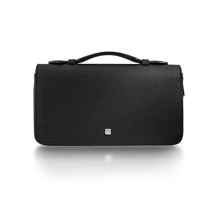 0.03 ct.Diamond Leather Man Bag - 2
