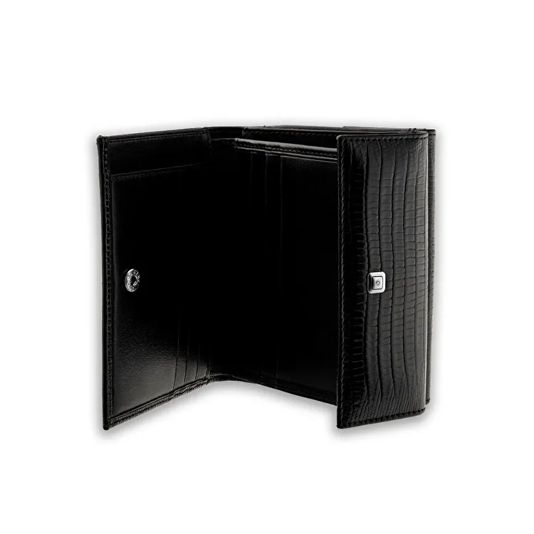 محفظة جلد نسائية مرصعة بالألماس 0.03 قيراط - 3