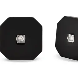 كافلنكس ستانلس ستيل مرصع بالألماس 0,04 قراط - 2