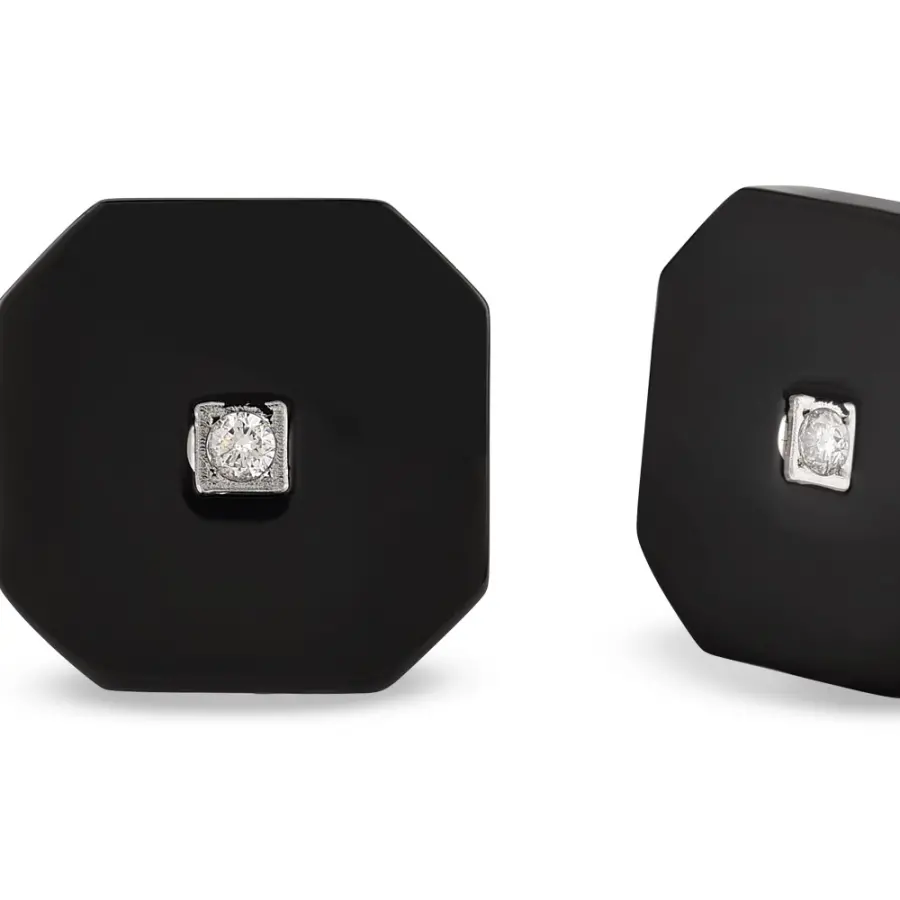 كافلنكس ستانلس ستيل مرصع بالألماس 0,04 قراط - 2