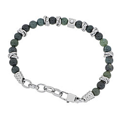 سوار ستيل تصميم إيطالي مرصّع بالألماس 0.05 قيراط - Zen Diamond