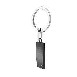 0.05 Carat Men's Stainless Steel Diamond Keychain - 2