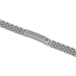 0.05 Carat Black Diamond Stainless Steel Man Bracelet - Zen Diamond