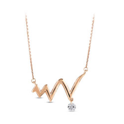 0.06 Carat Love Rythm Diamond Pendant - Zen Diamond