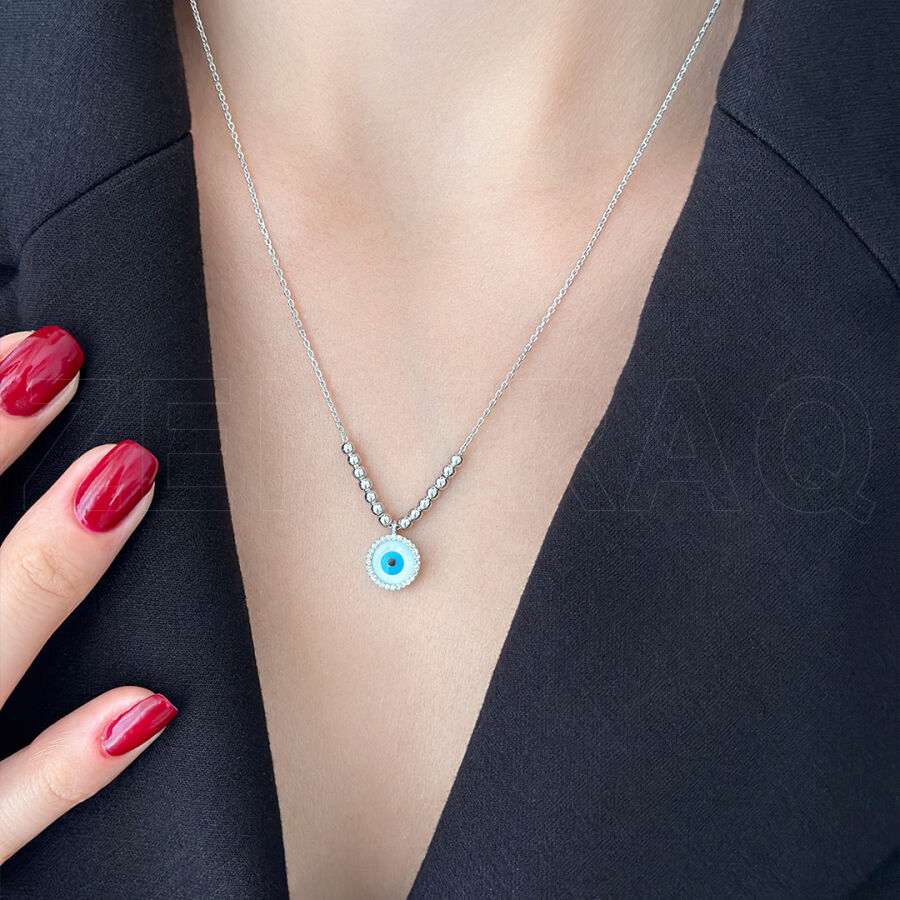 0.08 Carat Diamond Amulet Pendant - 1