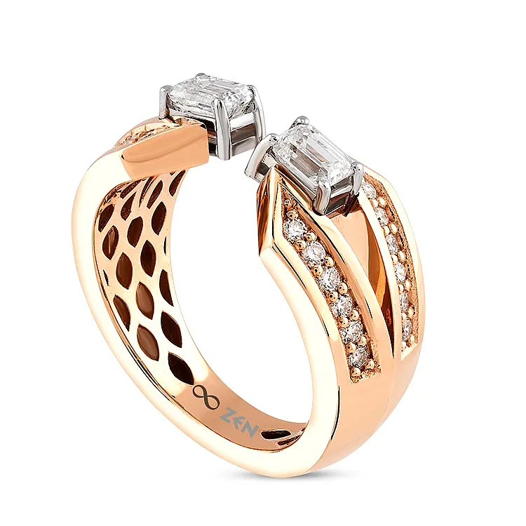 0.95 ct.Design Diamond Ring - 2
