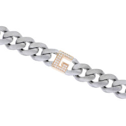 0.10 Carat Diamond Letter G Unisex Bracelet - Zen Diamond