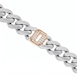 0.11 Carat Diamond Letter O Unisex Bracelet - Zen Diamond