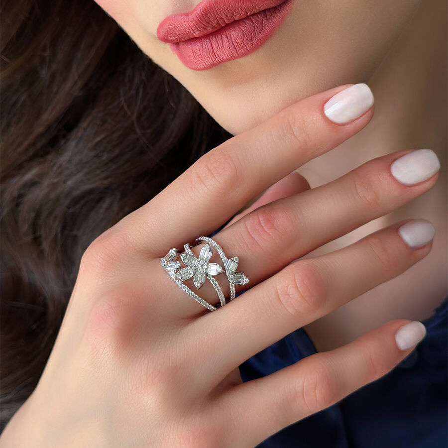 1.40 Carat Baguette Diamond Ring - 1