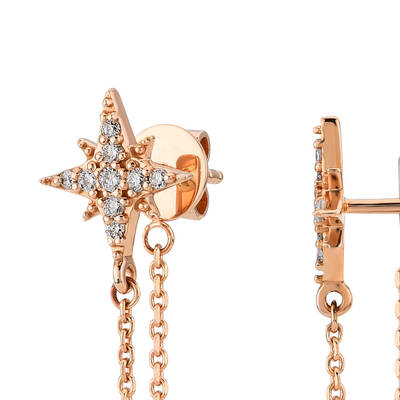 0.15 ct.Energy Star Diamond Earrings - 3