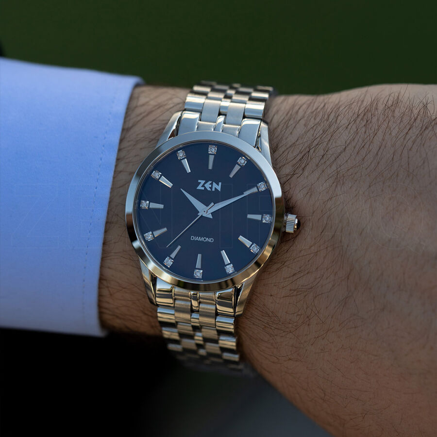 0.18 Carat Diamond Men's Watch - 1