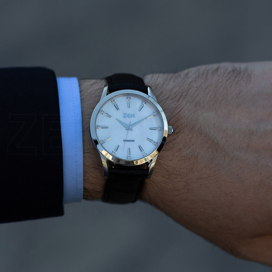 0.18 Carat Diamond Men's Watch - 1