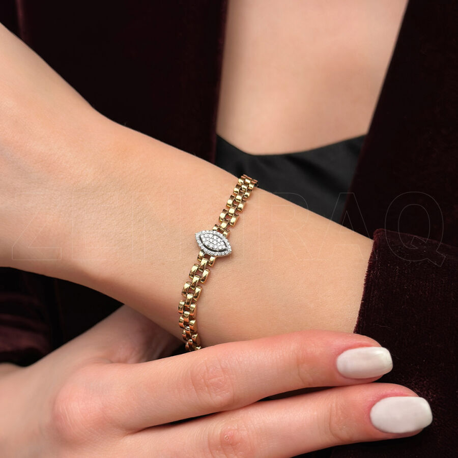 0.20 Carat Design Diamond Bracelet - 2