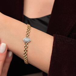 0.20 Carat Design Diamond Bracelet - 1