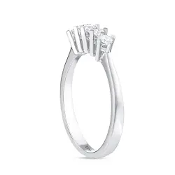 0.20 ct.Love Compass Fivestone Diamond Ring - 2