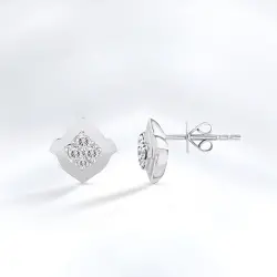 0.27 ct.Diamond Earrings - 1