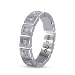 0.28 ct.Diamond Wedding Band - Zen Diamond