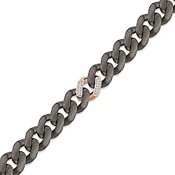 0.30 Carat Diamond Gold & Silver Men's Bracelet - Zen Diamond