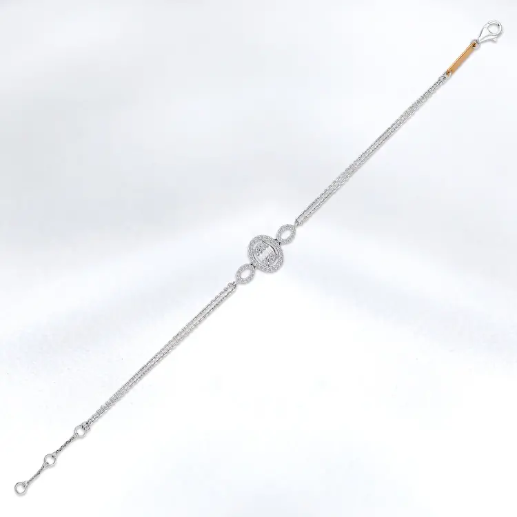 0.30 ct.Baguette Diamond Bracelet - 1
