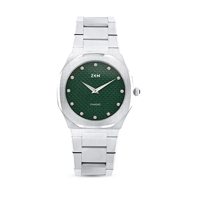 ساعة رجالي مرصّعة بالألماس 0,30 قراط - 1