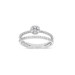 0.30 ct.Duet Diamond Ring - 1