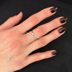 0.31 Carat Design Diamond Ring - 2