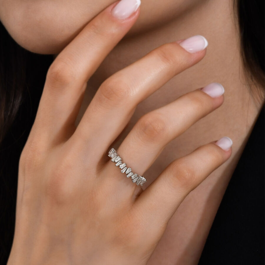 0.36 ct.Baguette Diamond Ring - 2