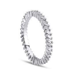 0.36 ct.Baguette Memoire Diamond Ring - 3