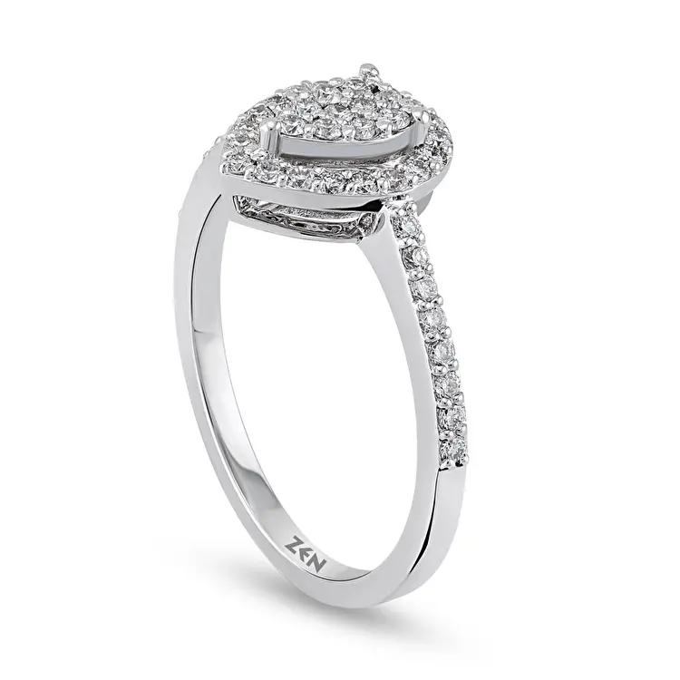 0.37 ct.Diamond Ring - 3