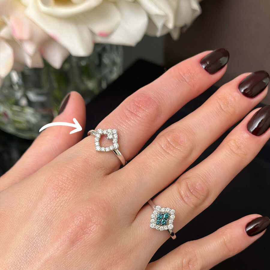 0.39 Carat Design Diamond Ring - 1