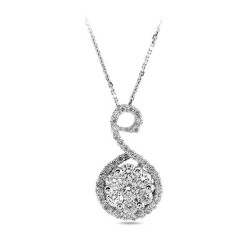 0.39 Carat Diamond Pendant - 1