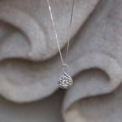 0.39 Carat Diamond Pendant - 2