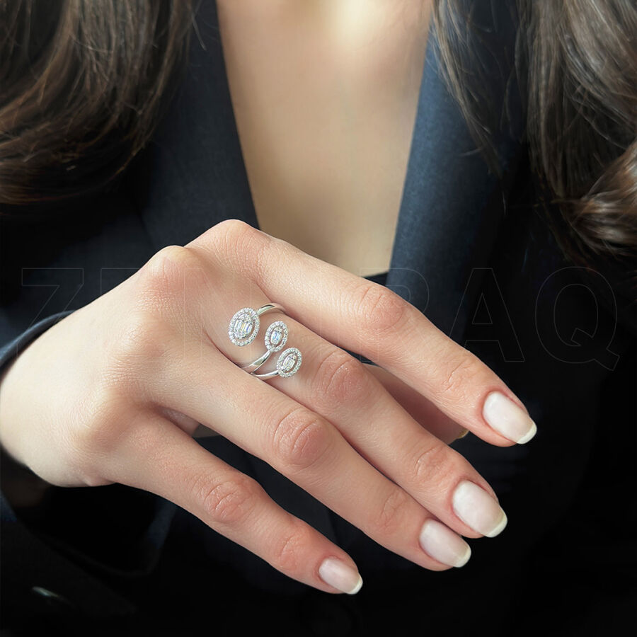 0.40 ct.Designer Diamond Ring - 1