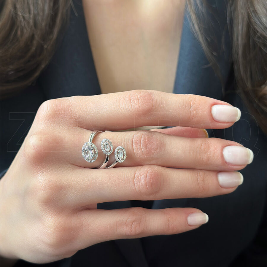 0.40 ct.Designer Diamond Ring - 2