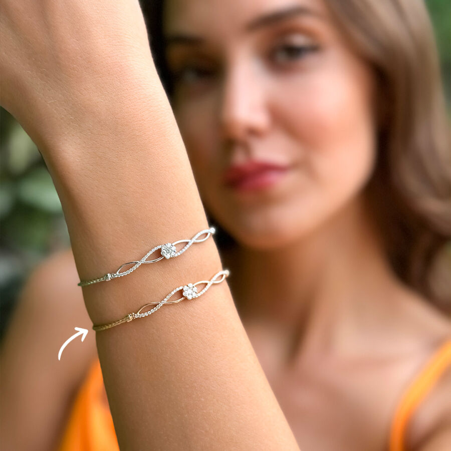 0.42 ct.Diamond Bracelet - 4
