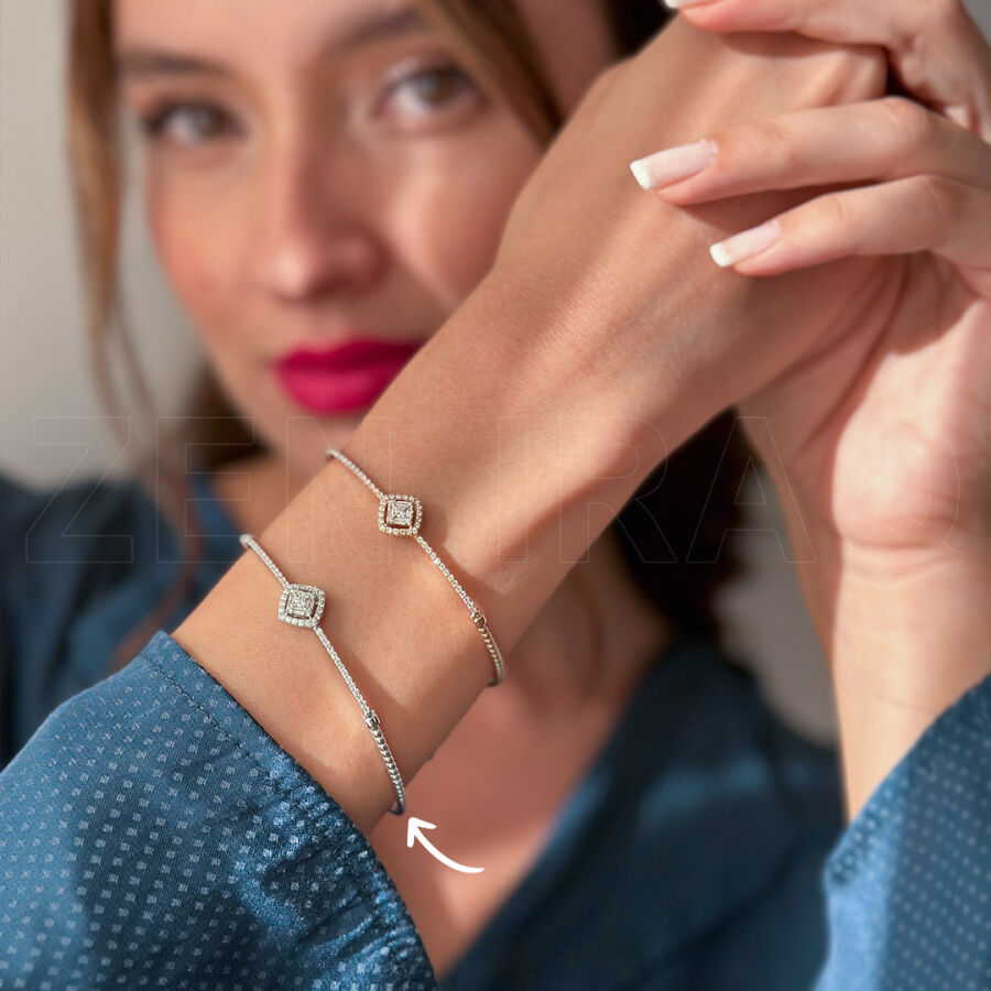 0.42 ct.Diamond Bracelet - 3